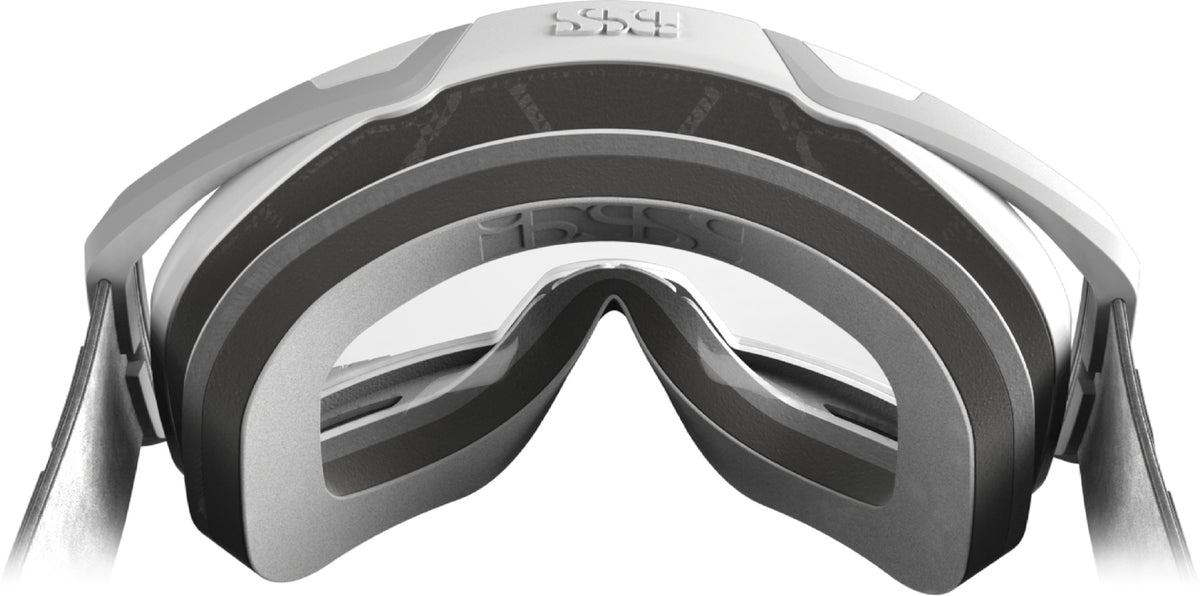 IXS GOGGLE TRIGGER BLANC MIROIR ARGENT OS