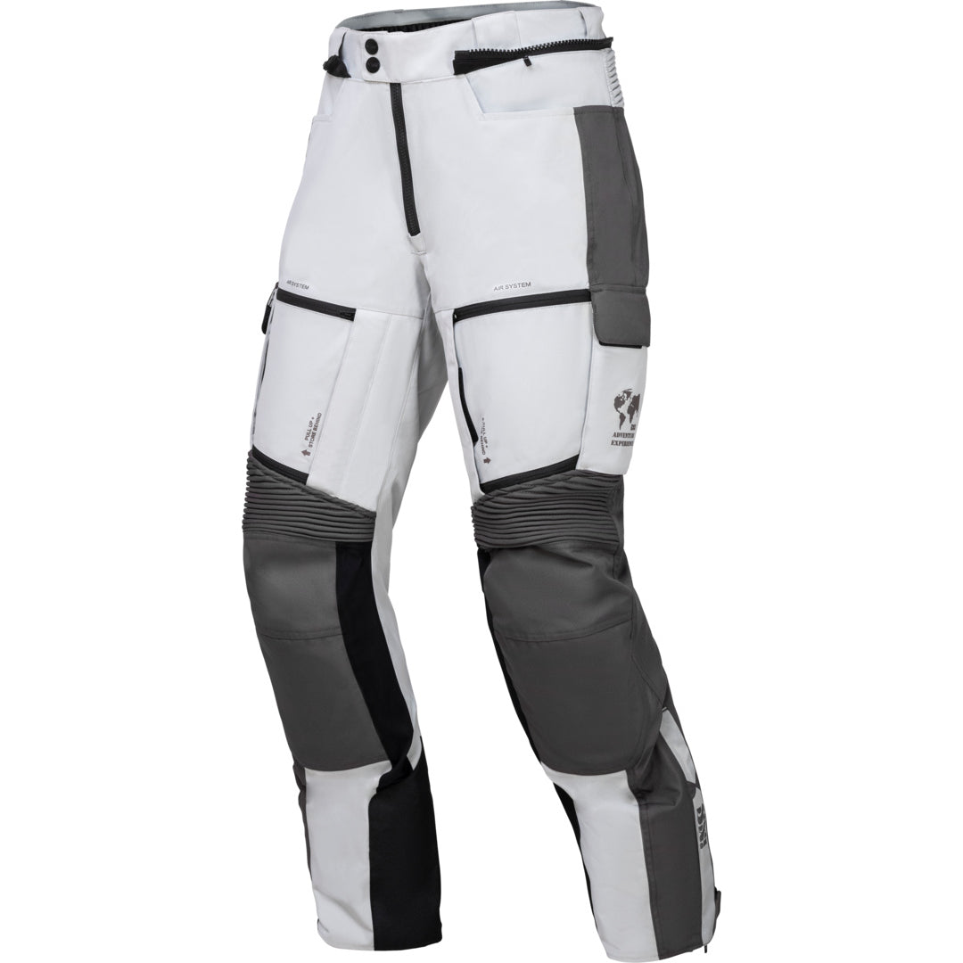 IXS TOUR PANTALON MONTEVIDEO-ST 3.0 GRIS CLAIR-GRIS FONCÉ-NOIR