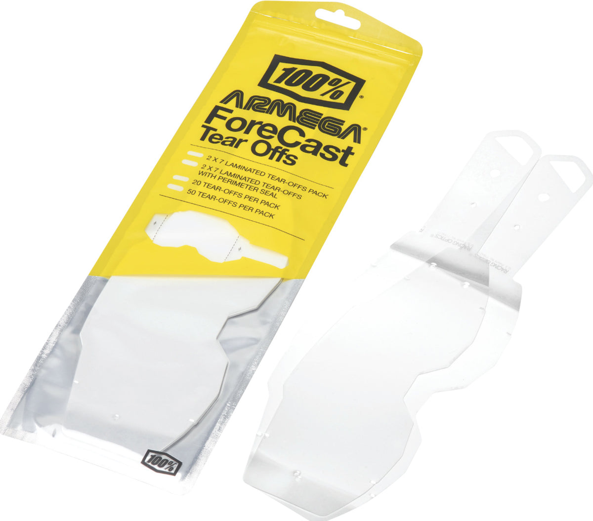 100% ARMEGA FORECAST STANDARD TEAR-OFFS 50 PK