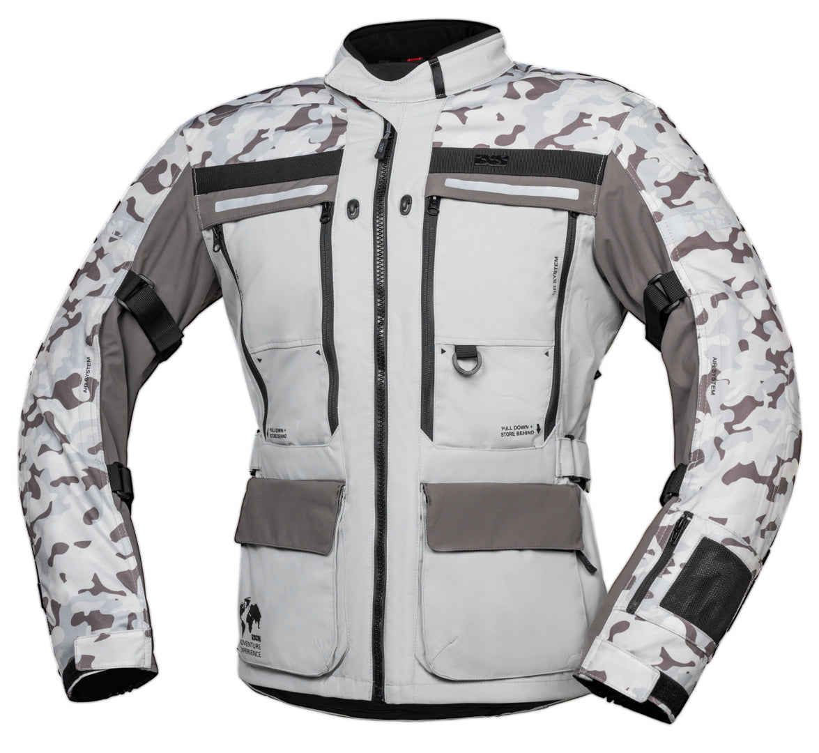 IXS TOUR VESTE MONTEVIDEO-AIR 3.0 CAMOUFLAGE-GRIS CLAIR