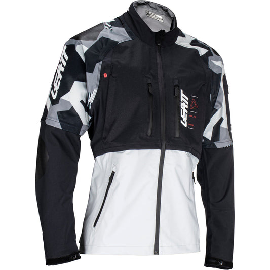 LEATT JACKET MOTO 4.5 HYDRADRI FORGE GREY-BLACK-CAMO