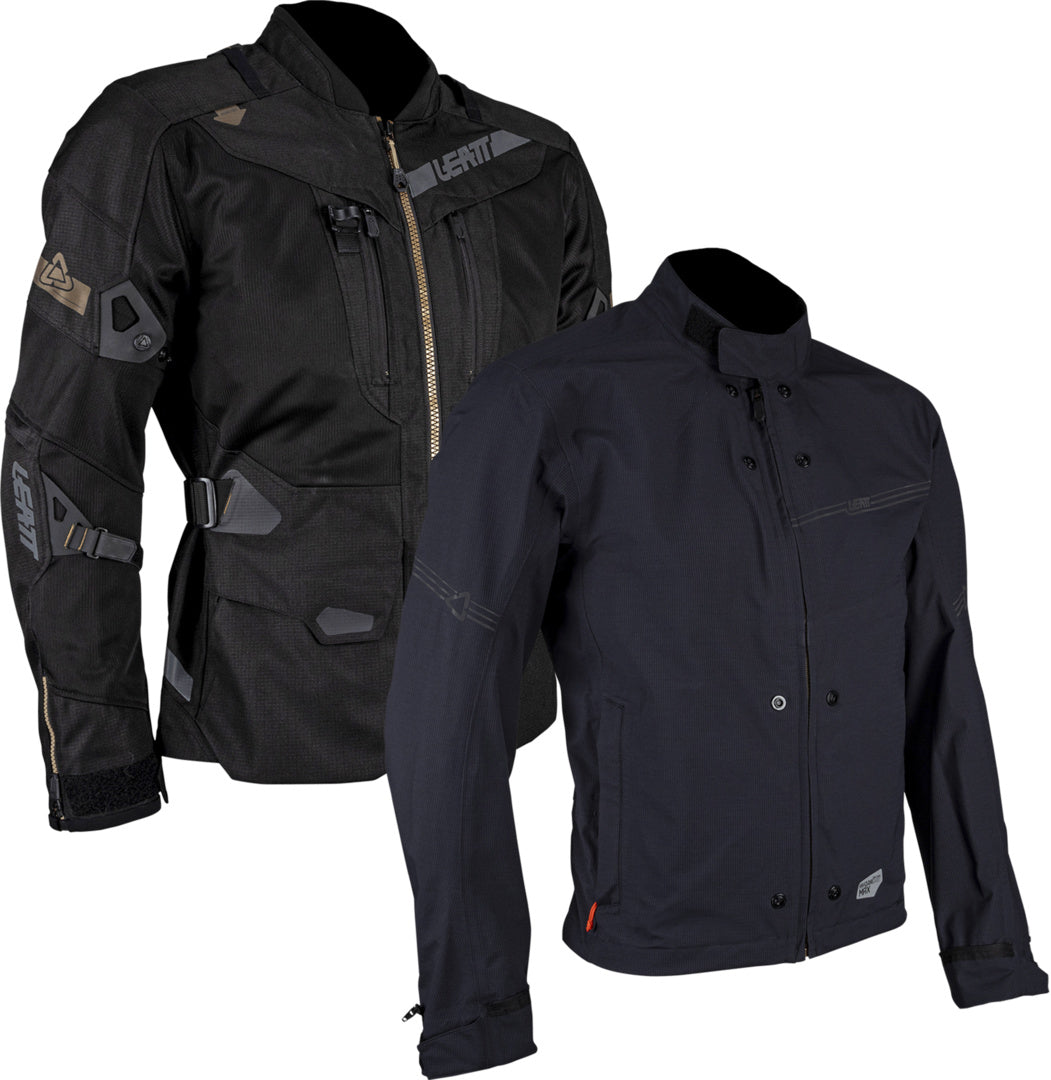 LEATT JACKET ADV FLOWTOUR 7.5 V24 STEALTH-BLACK-GREY
