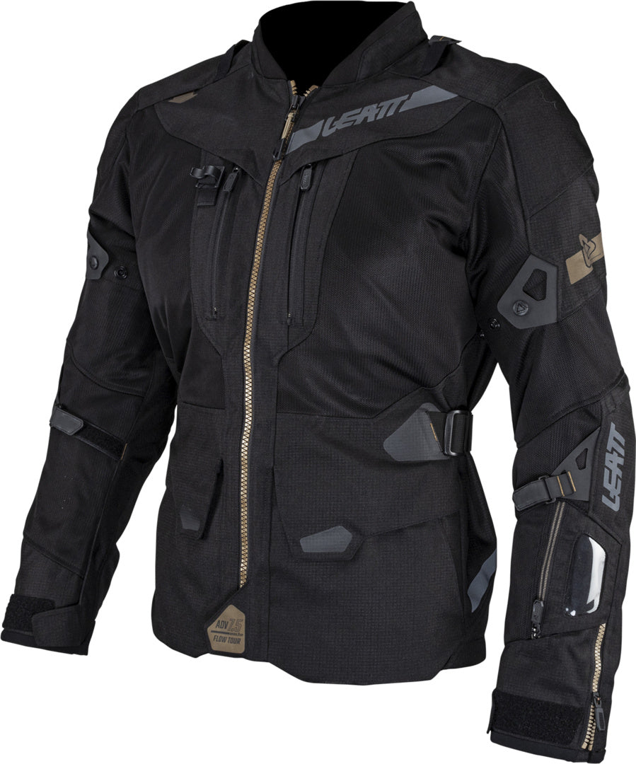 LEATT JACKET ADV FLOWTOUR 7.5 V24 STEALTH-BLACK-GREY
