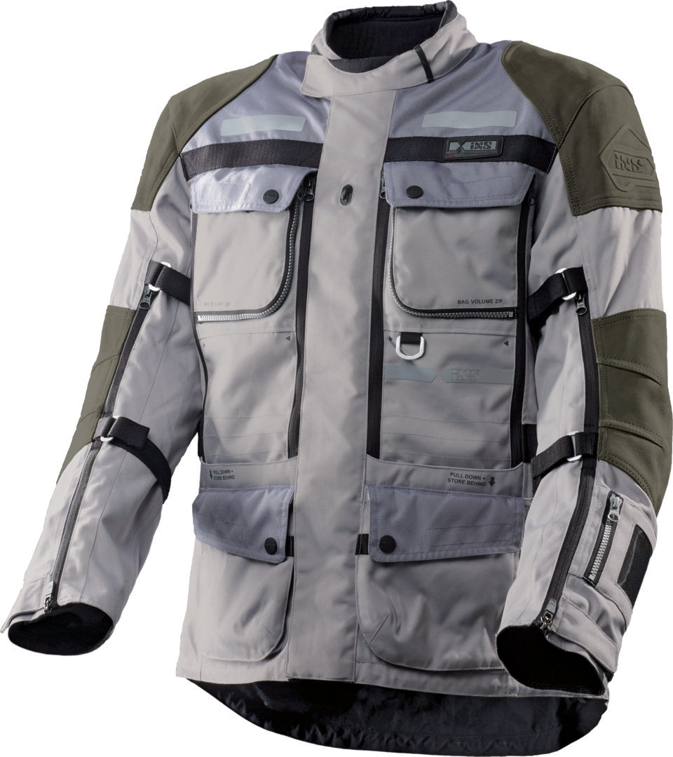 IXS VESTE TOUR MONTEVIDEO-AIR 2.0 GRIS CLAIR-GRIS FONCÉ