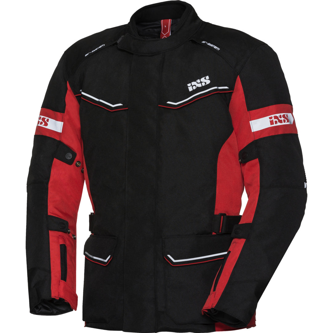 IXS TOUR VESTE FEMMES EVANS ST NOIR-ROUGE