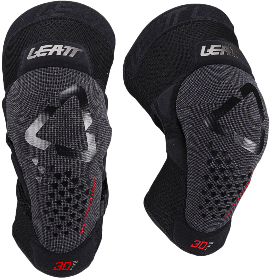 LEATT KNEE GUARD 3DF 5.0 EVO FASTFIT V25 BLACK