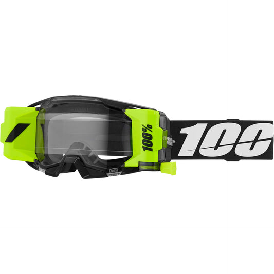 100% ARMATIC FORECAST GOGGLE BLACK - CLEAR LENS