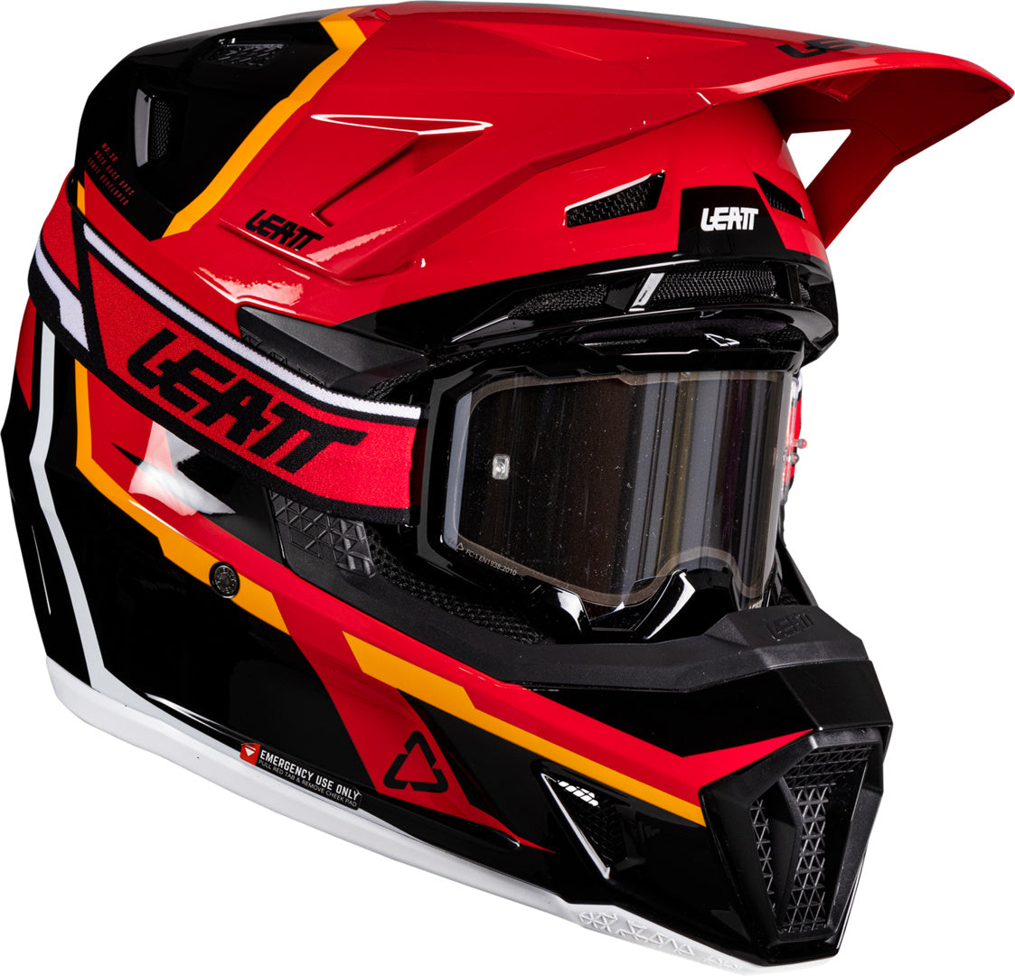 LEATT HELMET KIT MOTO 7.5 V26 RED BLACK-RED-ORANGE