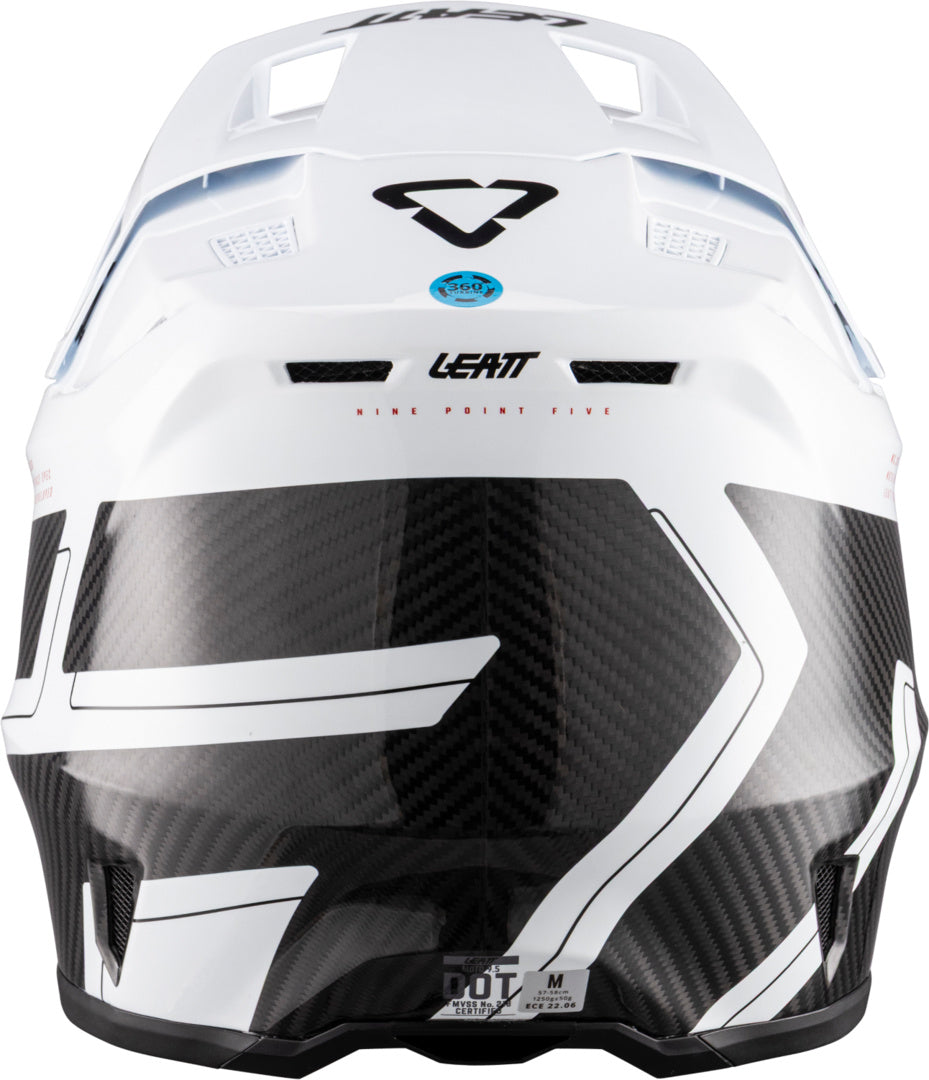 LEATT HELMET KIT MOTO 9.5 V26 CARBON-BLANC