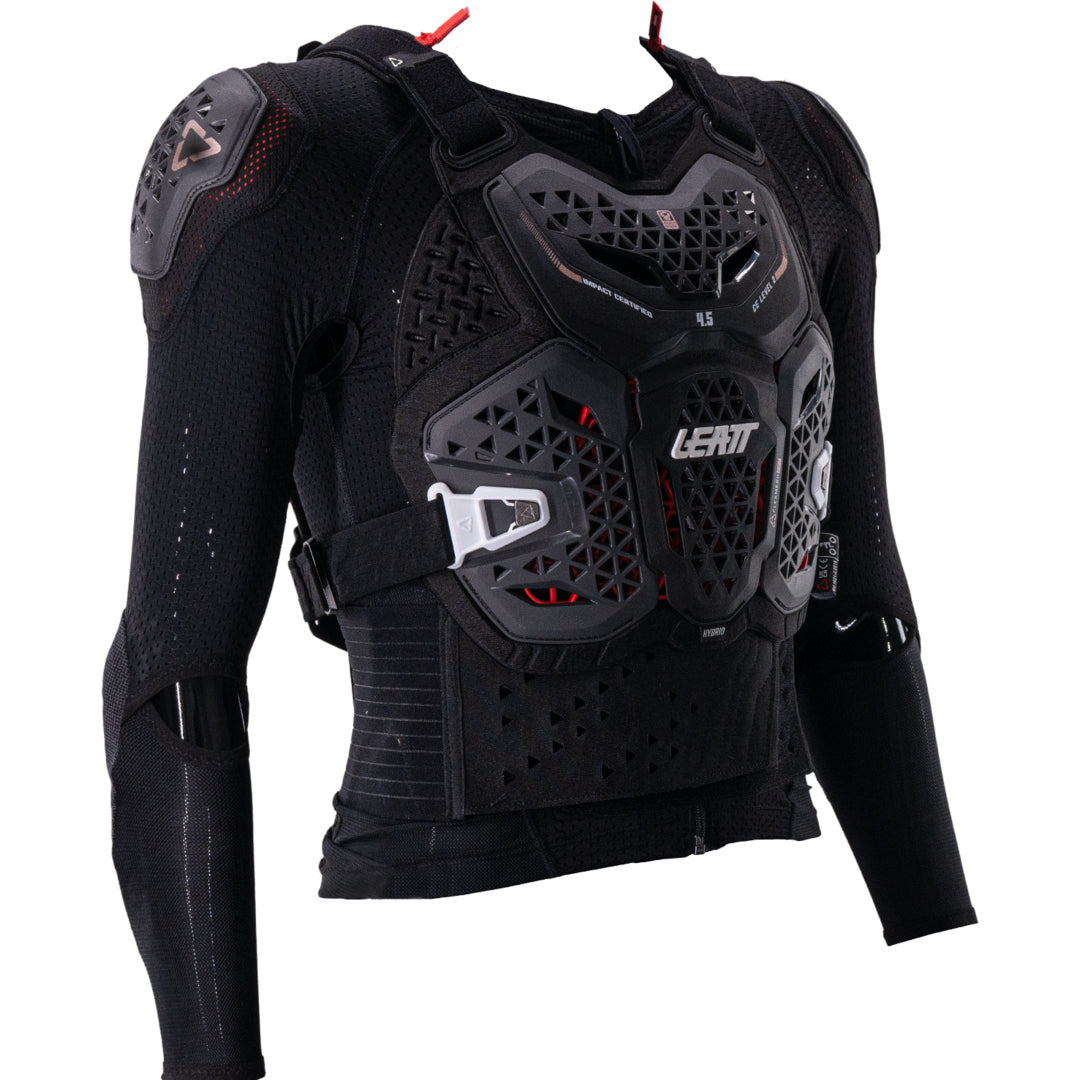 LEATT BODY PROTECTOR 4.5 HYBRID WOMEN V26 BLACK