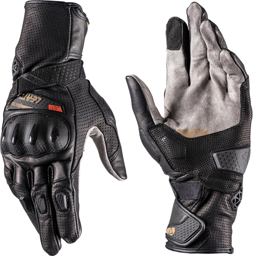 LEATT GLOVE ADV 8.5 X-FLOW V26 STEALTH GREY-BLACK