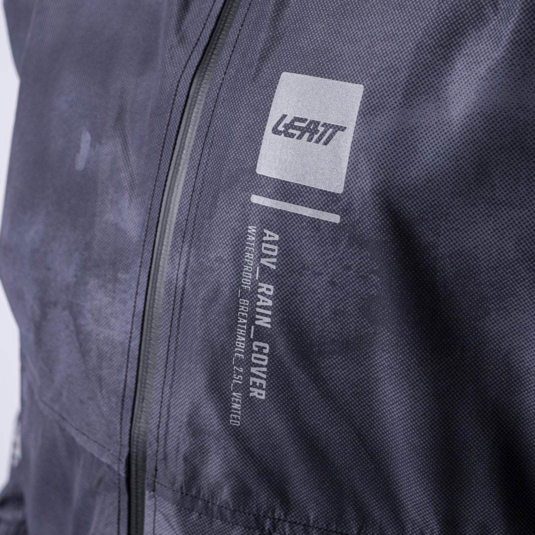 VESTE DE PLUIE LEATT RAINCOVER ADV V26 - camo gris/blanc