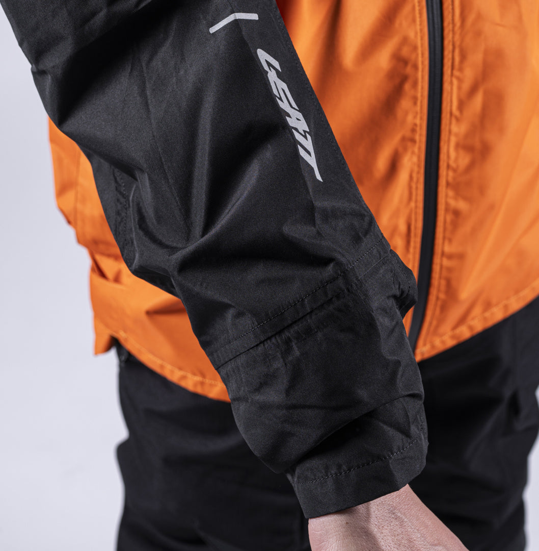 VESTE DE PLUIE LEATT RAINCOVER ADV V26 - orange/noir