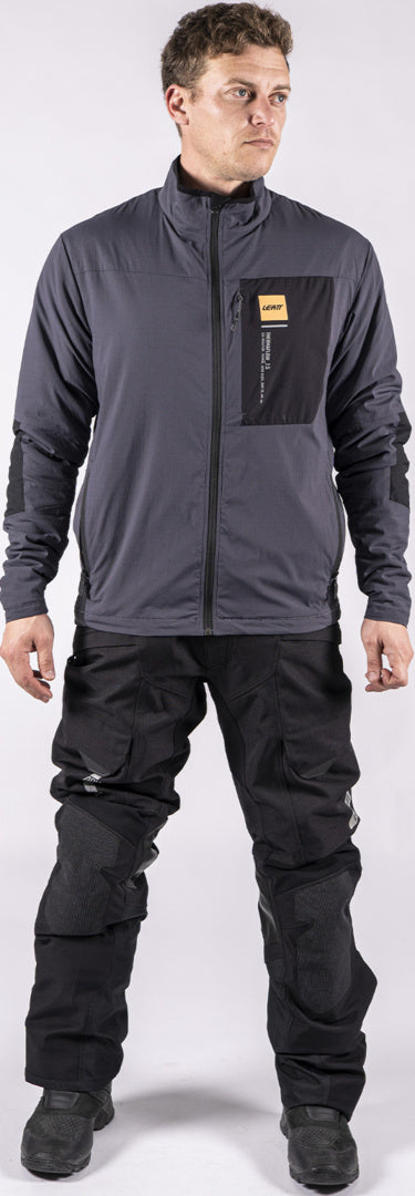 LEATT JACKET ADV 7.5 THERMAFLOW V26 IRON GREY-BLACK