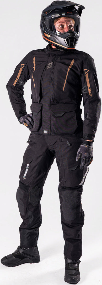 LEATT PANT ADV DRITOUR 5.5 WOMEN V26 STEALTH GREY-BLACK