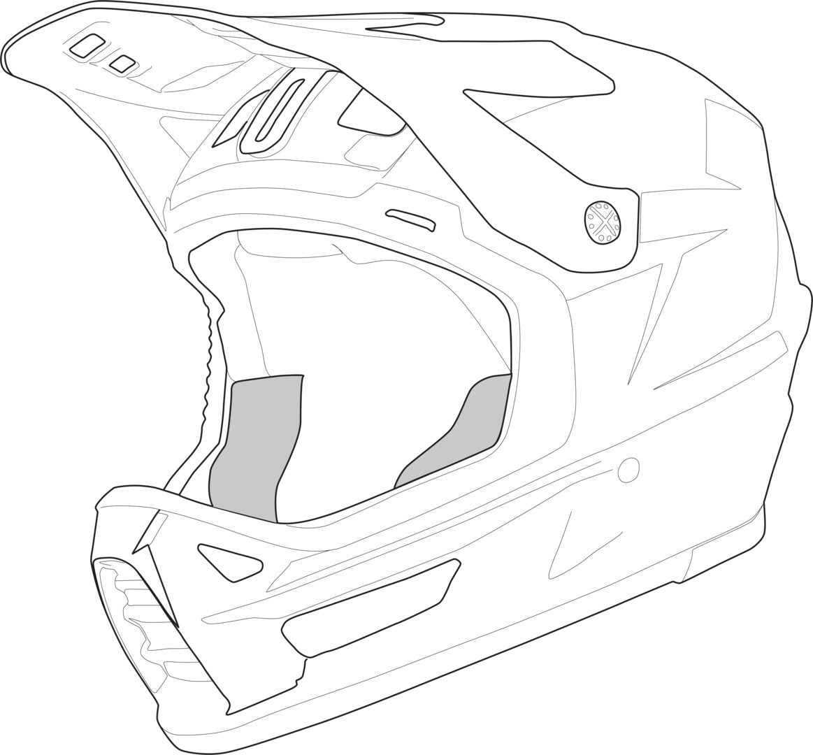 IXS TRIGGER MX 1.0 FF COUSSINETS DE JOUES