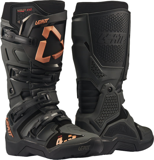LEATT BOOT MOTO 4.5 ENDURO EVO V27 GRAPHENE NOIR-OR