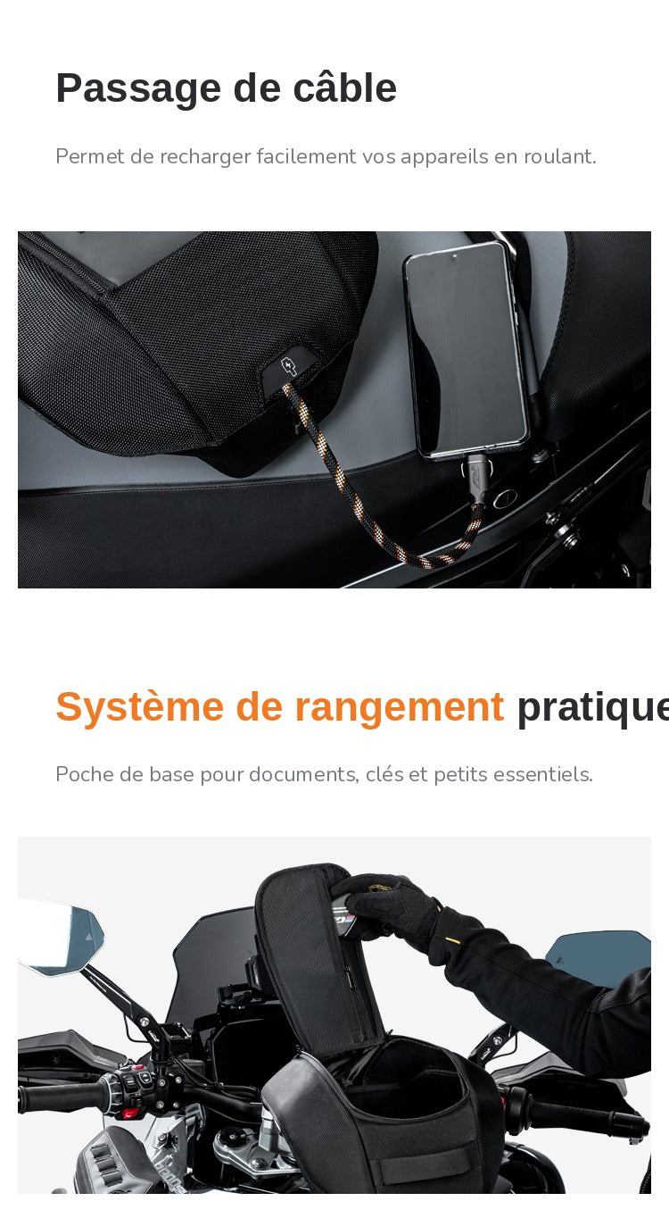Sacoche de réservoir Loboo BTB20BK