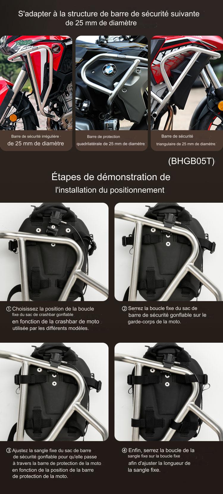 SACOCHE CRASH BAR GONFLABLE LOBOO WANDERER 6L