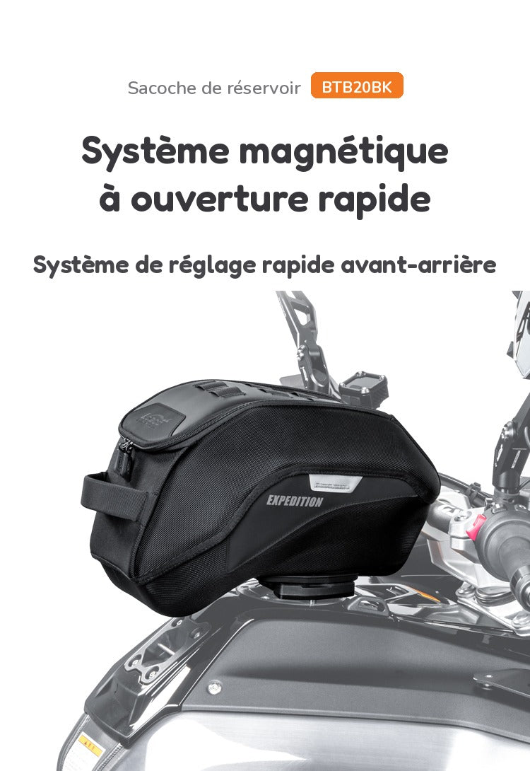 Sacoche de réservoir Loboo BTB20BK