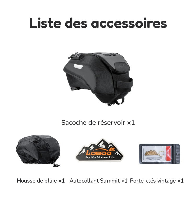 Sacoche de réservoir Loboo BTB13BK BMW R1300GS Adventure