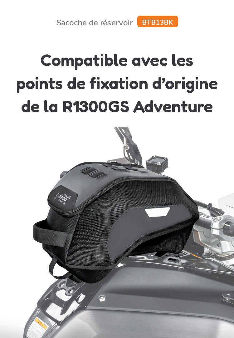 Sacoche de réservoir Loboo BTB13BK BMW R1300GS Adventure