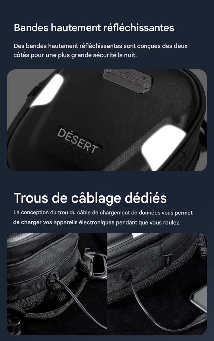 Sacoche de réservoir Loboo BTB05BK