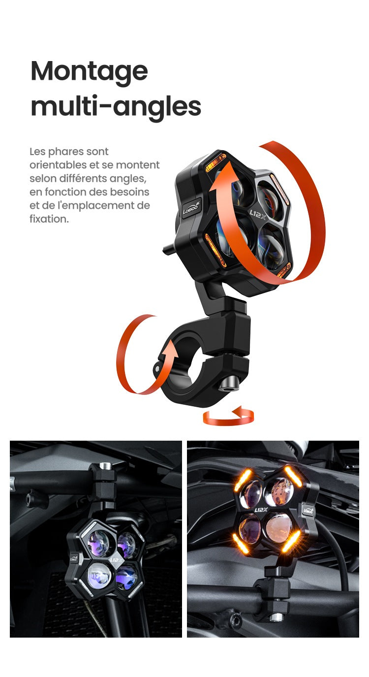 FEUX ADDITIONNELS LOBOO L12X 16 000 LUMENS