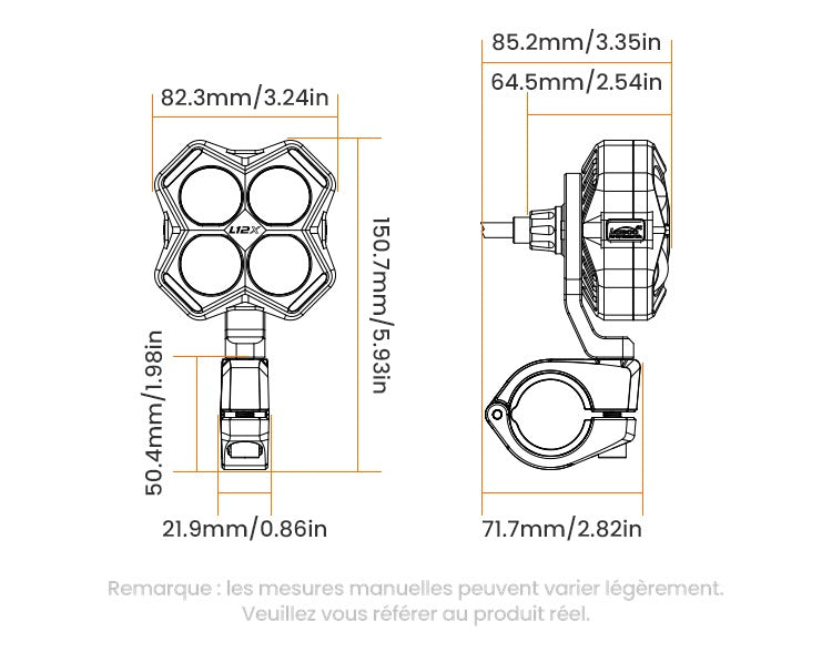 FEUX ADDITIONNELS LOBOO L12X 16 000 LUMENS