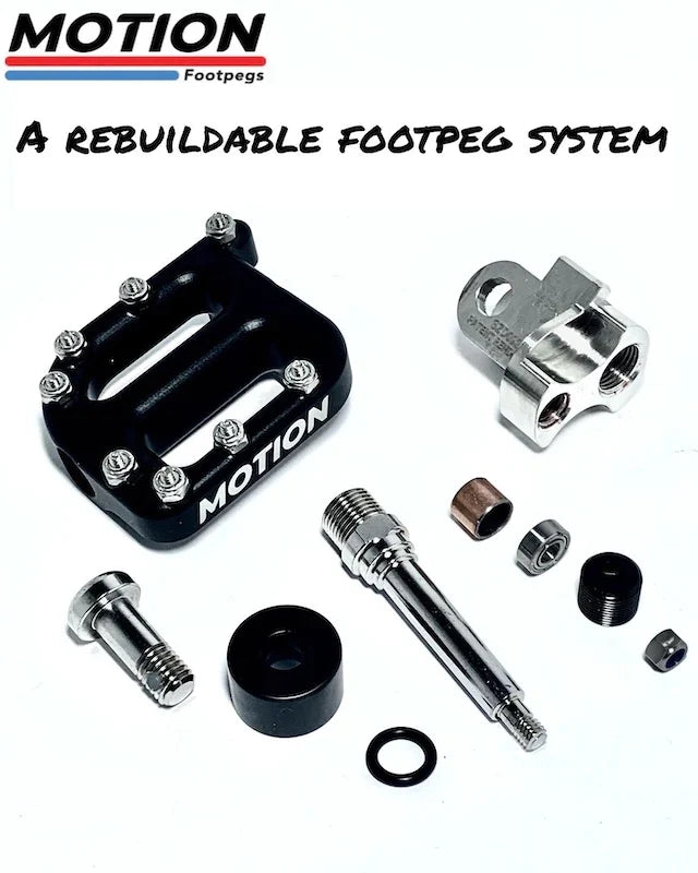 REPOSE-PIEDS FLEX-MOUNT MOTION FACTORY RACING KAWASAKI VERSYS 650 / 1000 / X300 (KVY)