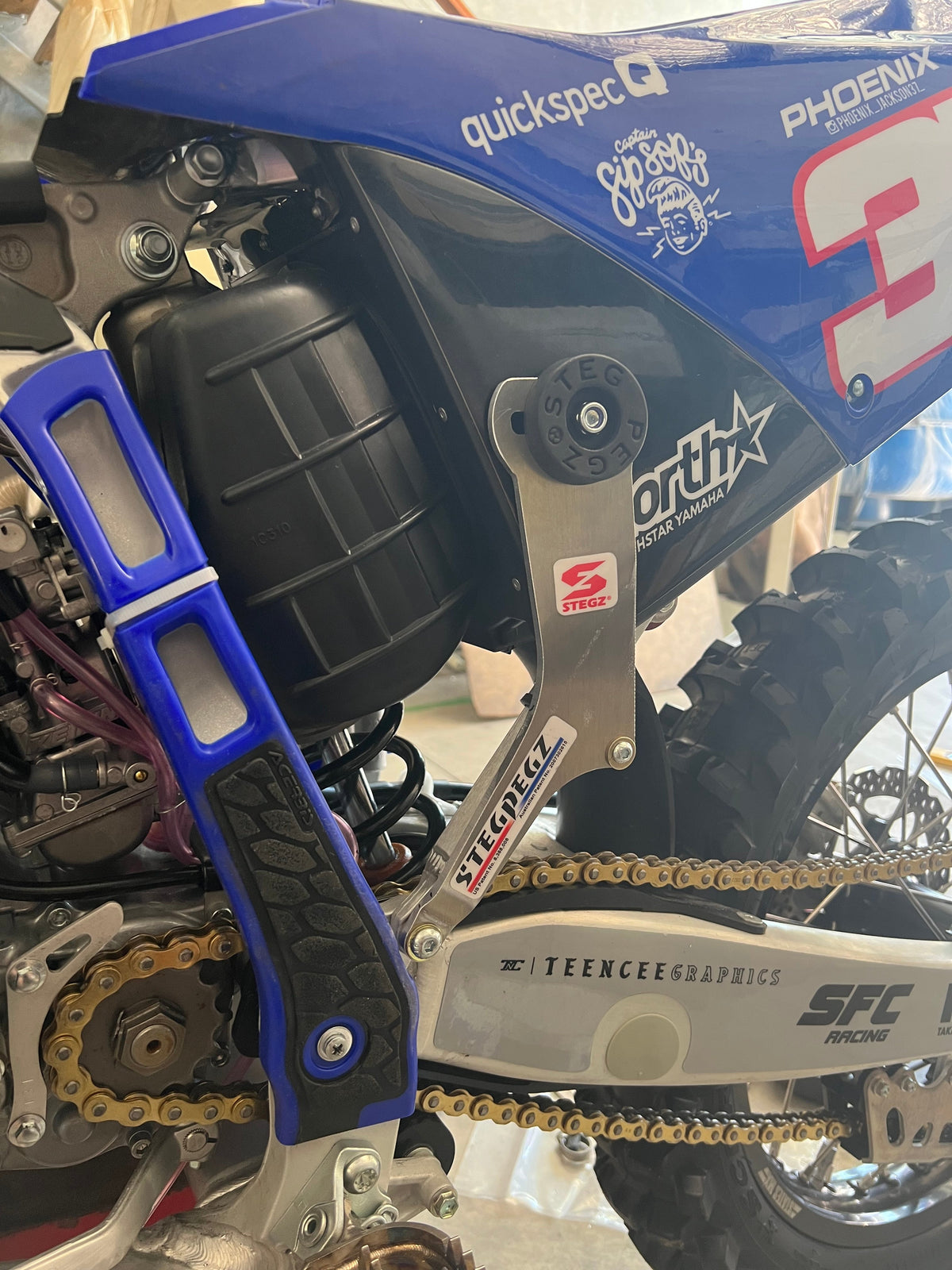 STEG PEGZ SP44 YAMAHA 2015-2026 YZ 125-250 2T