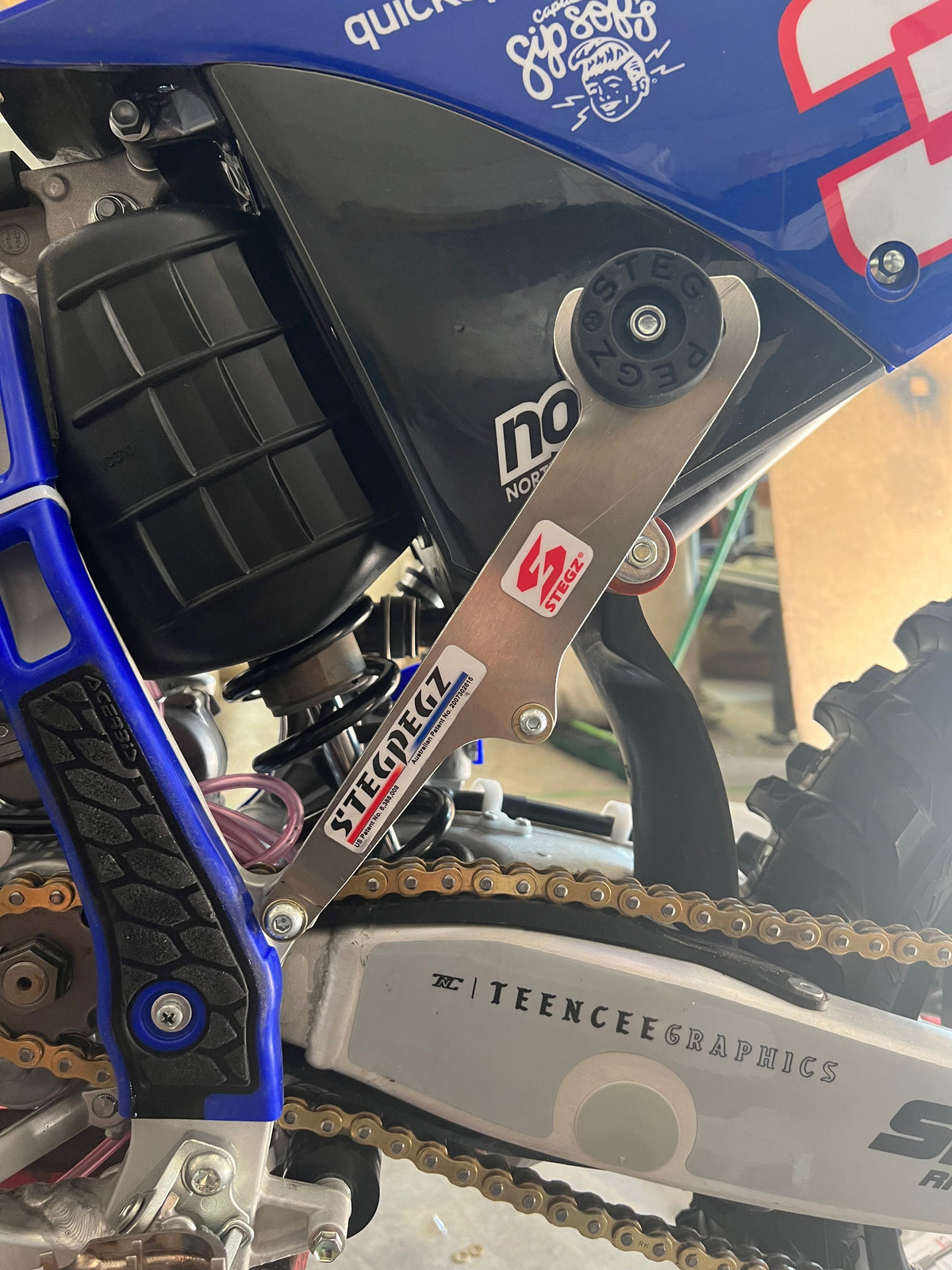 STEG PEGZ SP44 YAMAHA 2015-2026 YZ 125-250 2T