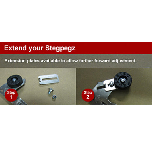 PLATINES D'EXTENSION AVANT STEG PEGZ SPEXP1
