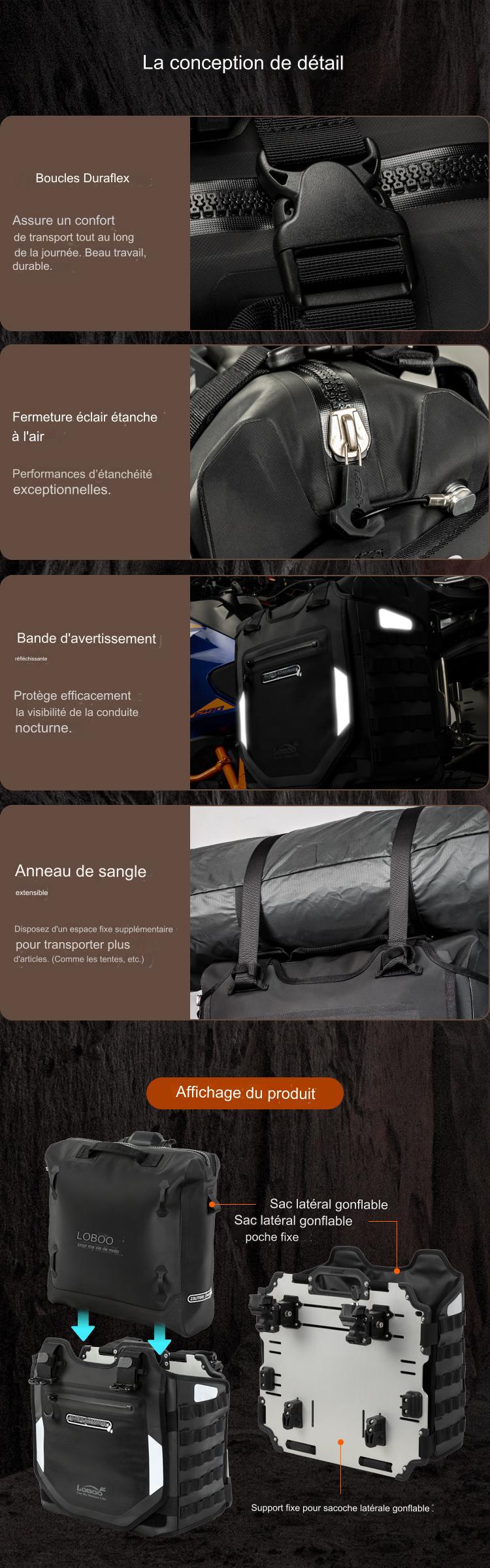 SACOCHE GONFLABLE ETANCHE LOBOO ALPS SERIES