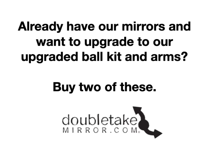 KIT DE MONTAGE DOUBLETAKE UPGRADE 6.0" (BRAS + BASE)