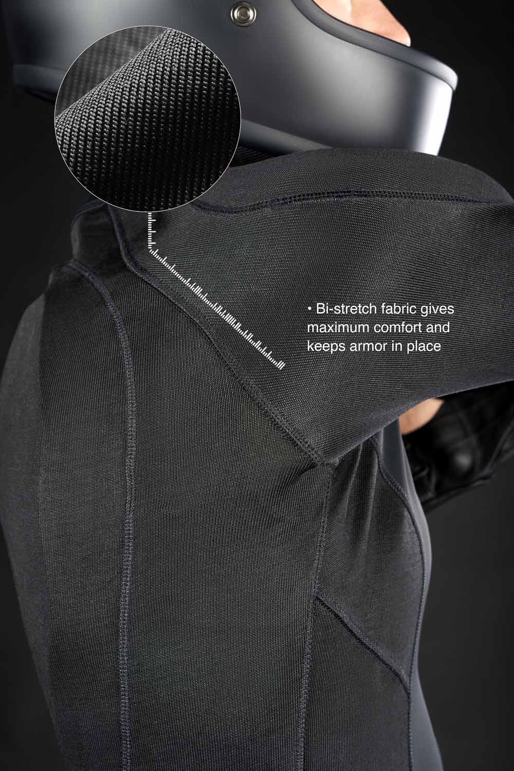 SOUS-VÊTEMENT PANDO MOTO SHELL UH 03 - Noir