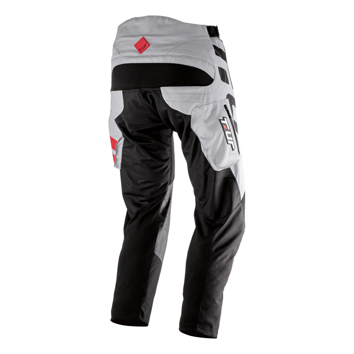 PANTALON TUR P-THREE - Gris clair / Rouge
