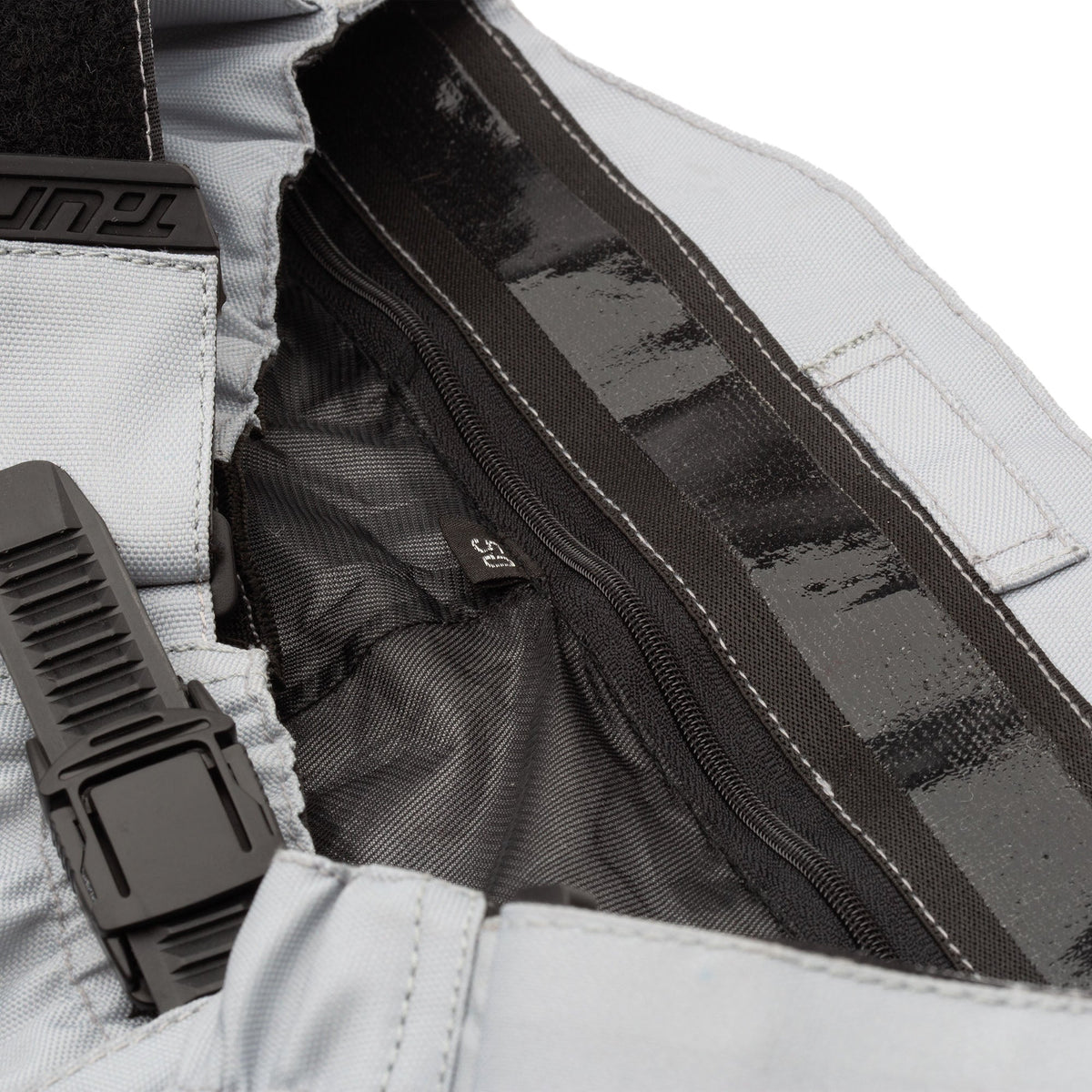 PANTALON TUR P-THREE - Gris clair / Rouge
