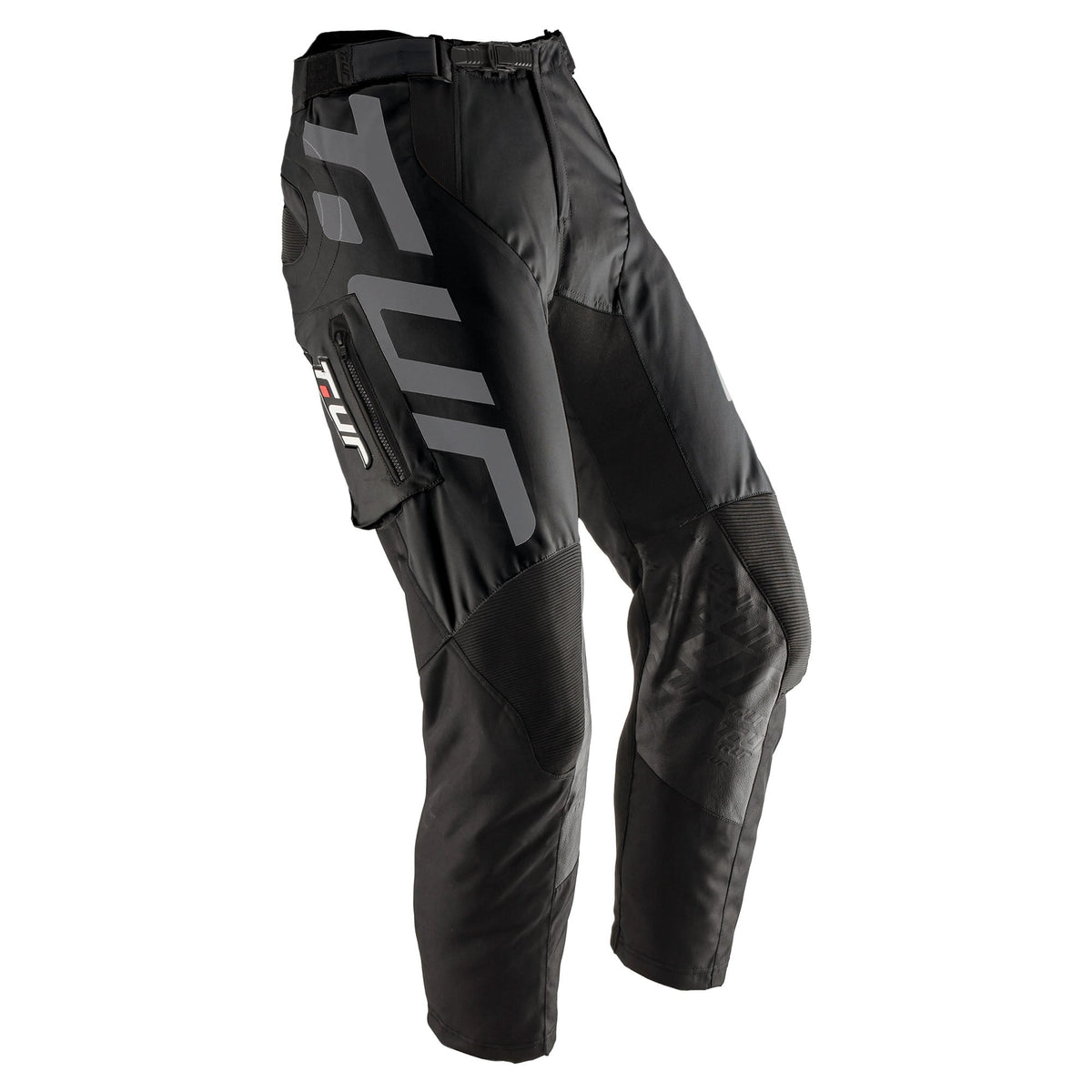 PANTALON TUR P-THREE - Noir / Blanc