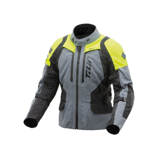 VESTE TUR USHUAIA HYDROSCUD® - Anthracite / Jaune fluo