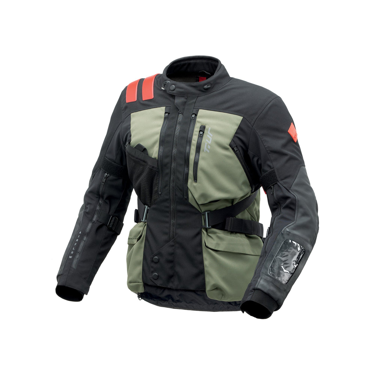VESTE TUR ROADBOOK HYDROSCUD® - Vert / Anthracite foncé