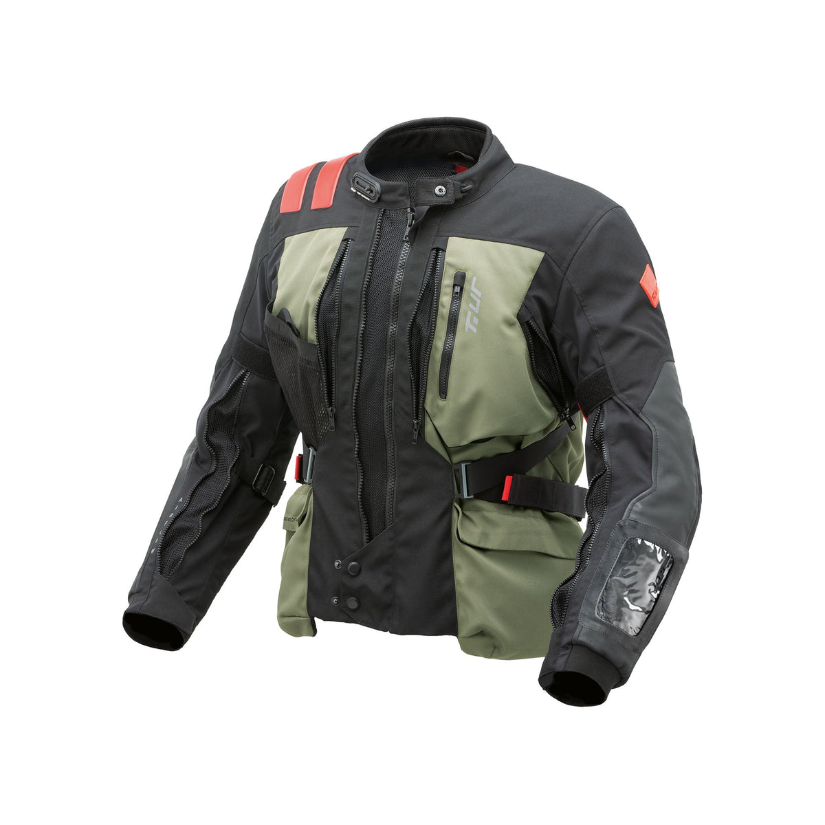 VESTE TUR ROADBOOK HYDROSCUD® - Vert / Anthracite foncé