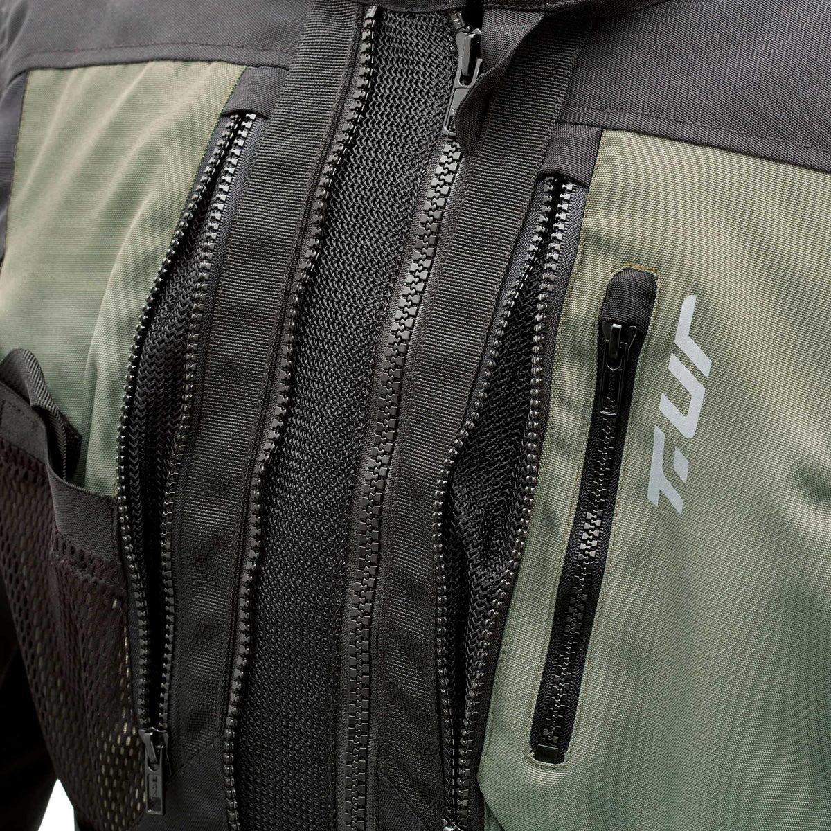 VESTE TUR ROADBOOK HYDROSCUD® - Vert / Anthracite foncé