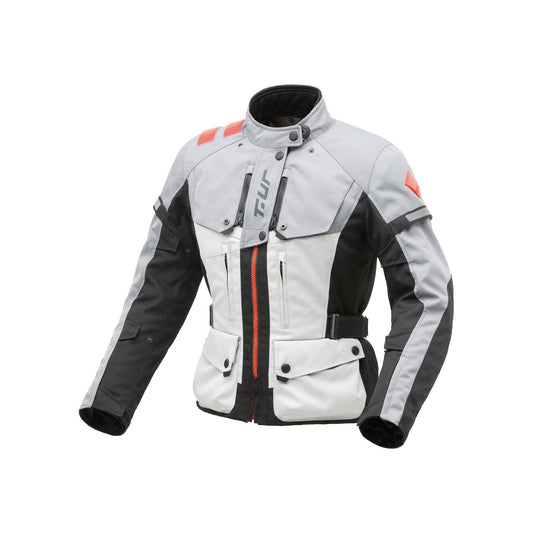 VESTE TUR WAYPOINT HYDROSCUD® FEMME - Blanc glace / Gris clair