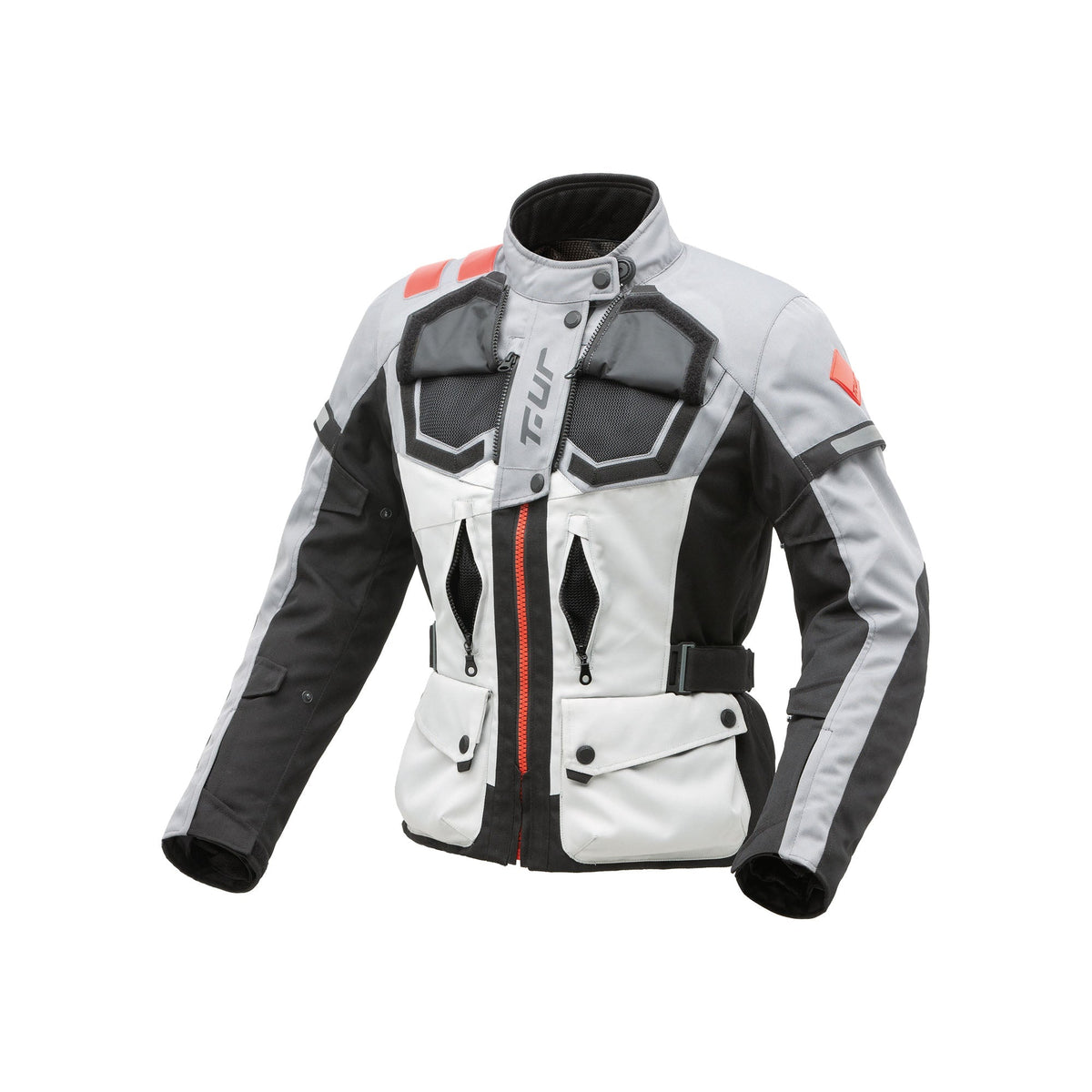 VESTE TUR WAYPOINT HYDROSCUD® FEMME - Blanc glace / Gris clair
