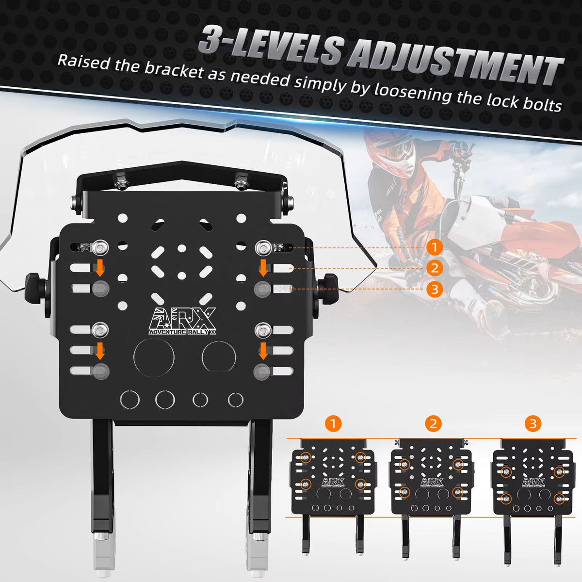 SUPPORT GPS UNIVERSEL ARX AVEC MINI CARENAGE