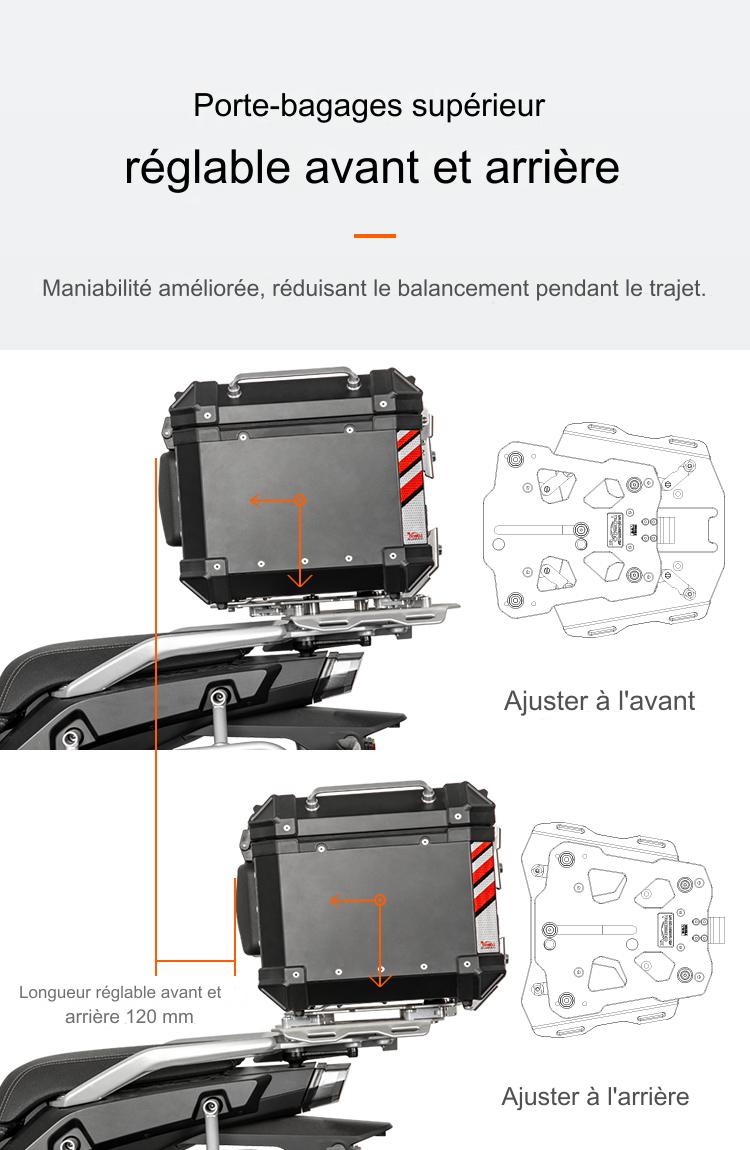 Valise aluminium Pike Tracker Loboo 38L+45L KTM 1190 Adventure S/R (2013-2016)