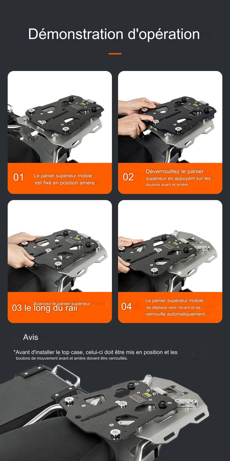 Valise aluminium Pike Tracker Loboo 38L+45L KTM 1190 Adventure S/R (2013-2016)