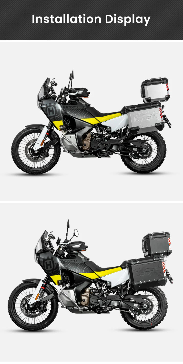 Valise aluminium Pike Tracker Loboo 38L+45L KTM 1190 Adventure S/R (2013-2016)