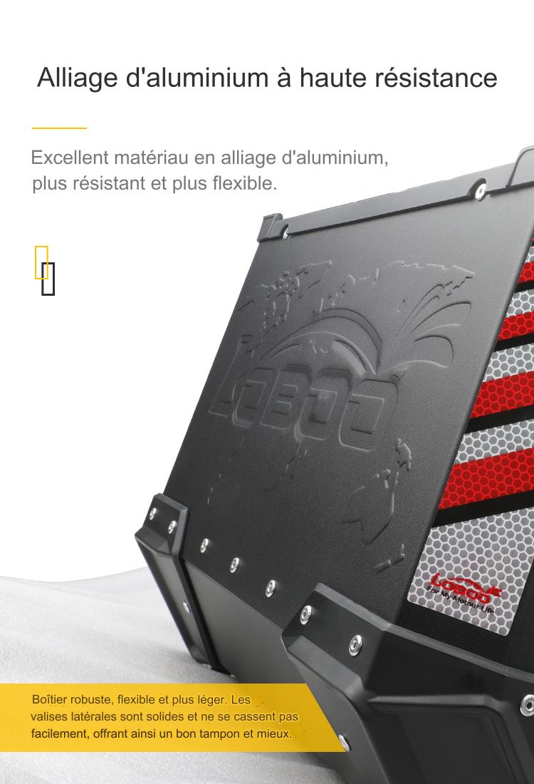 Top case aluminium Pike Tracker Loboo 45L